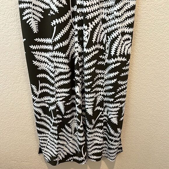 TALBOTS BOTANICAL MAXI SHIRTDRESS - Picture 7 of 13